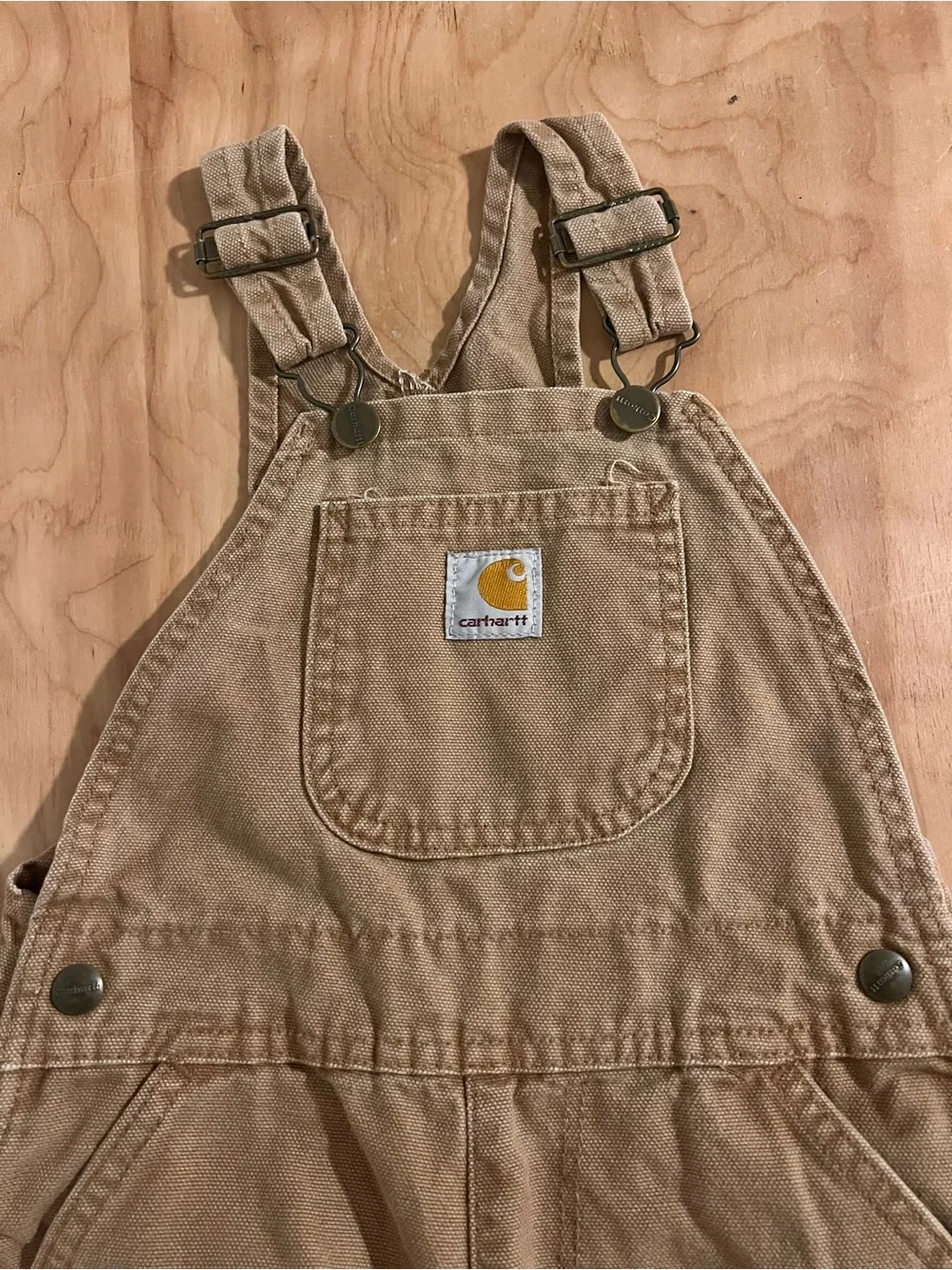 Carhartt 3T Camel Brown Overalls